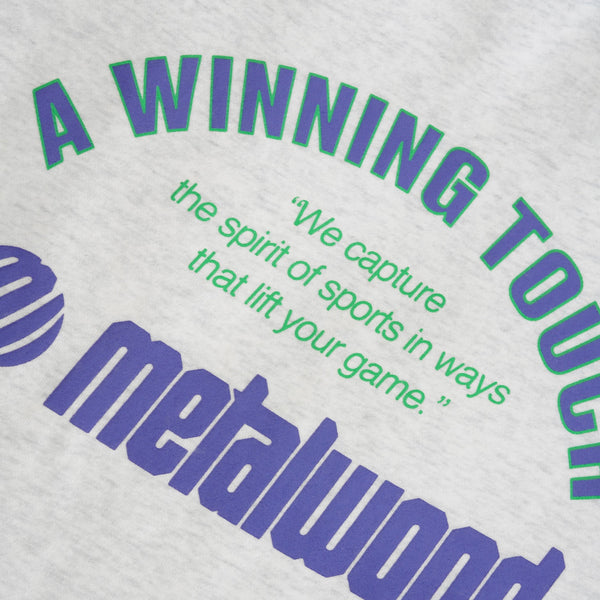 Metalwood Winning Touch Crewneck Sweatshirt, Heather Grey