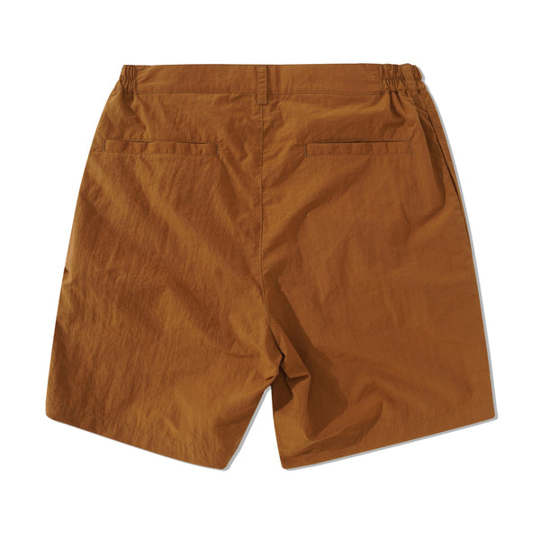 Metalwood Colourblock Nylon Short, Chocolate