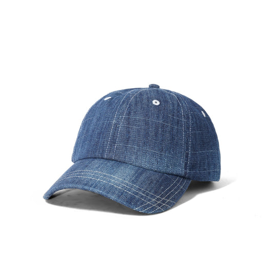 Faded Slub Denim Hat, Dark Blue