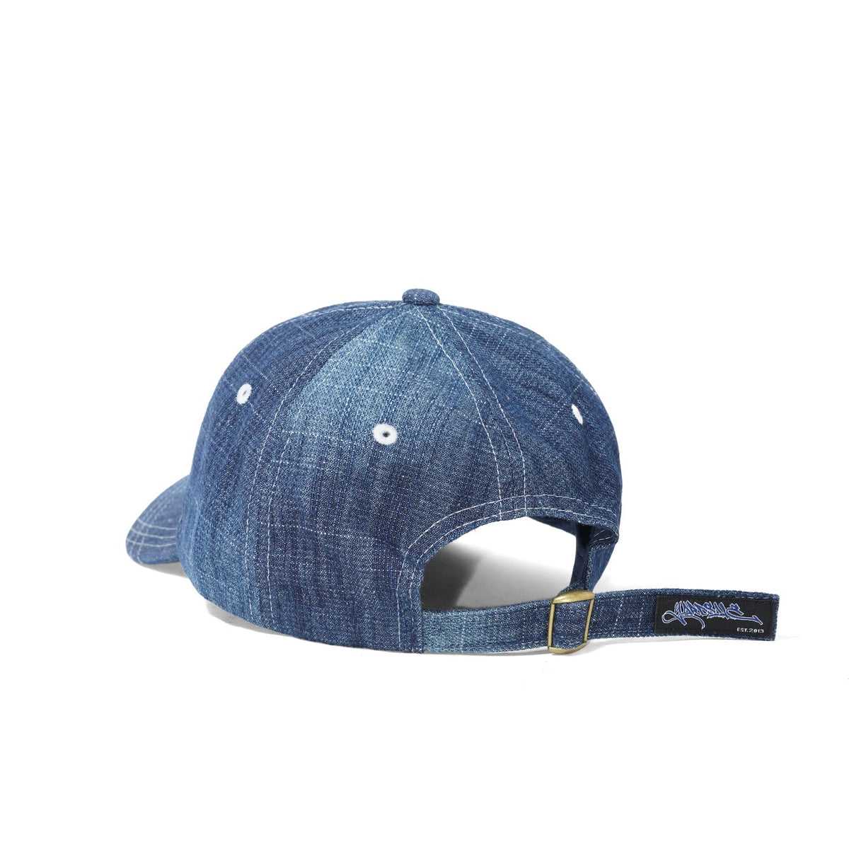 Faded Slub Denim Hat, Dark Blue