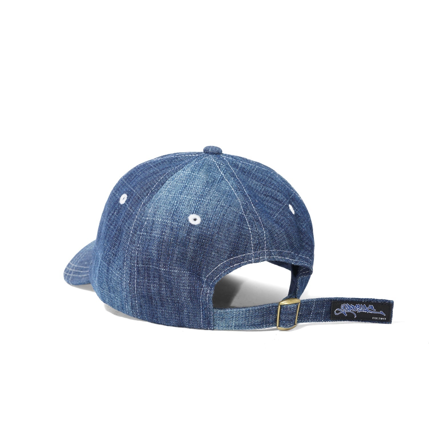 Faded Slub Denim Hat, Dark Blue