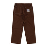 Contrast Sitch Chino Pant, Chocolate