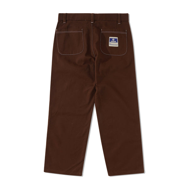 Metalwood Contrast Sitch Chino Pant, Chocolate