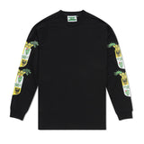 Rayon Vert Long Sleeve Tee, Golgotha Black