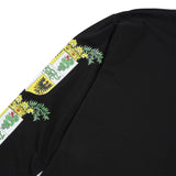 Rayon Vert Long Sleeve Tee, Golgotha Black