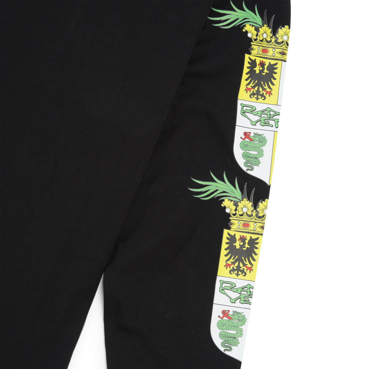 Rayon Vert Long Sleeve Tee, Golgotha Black