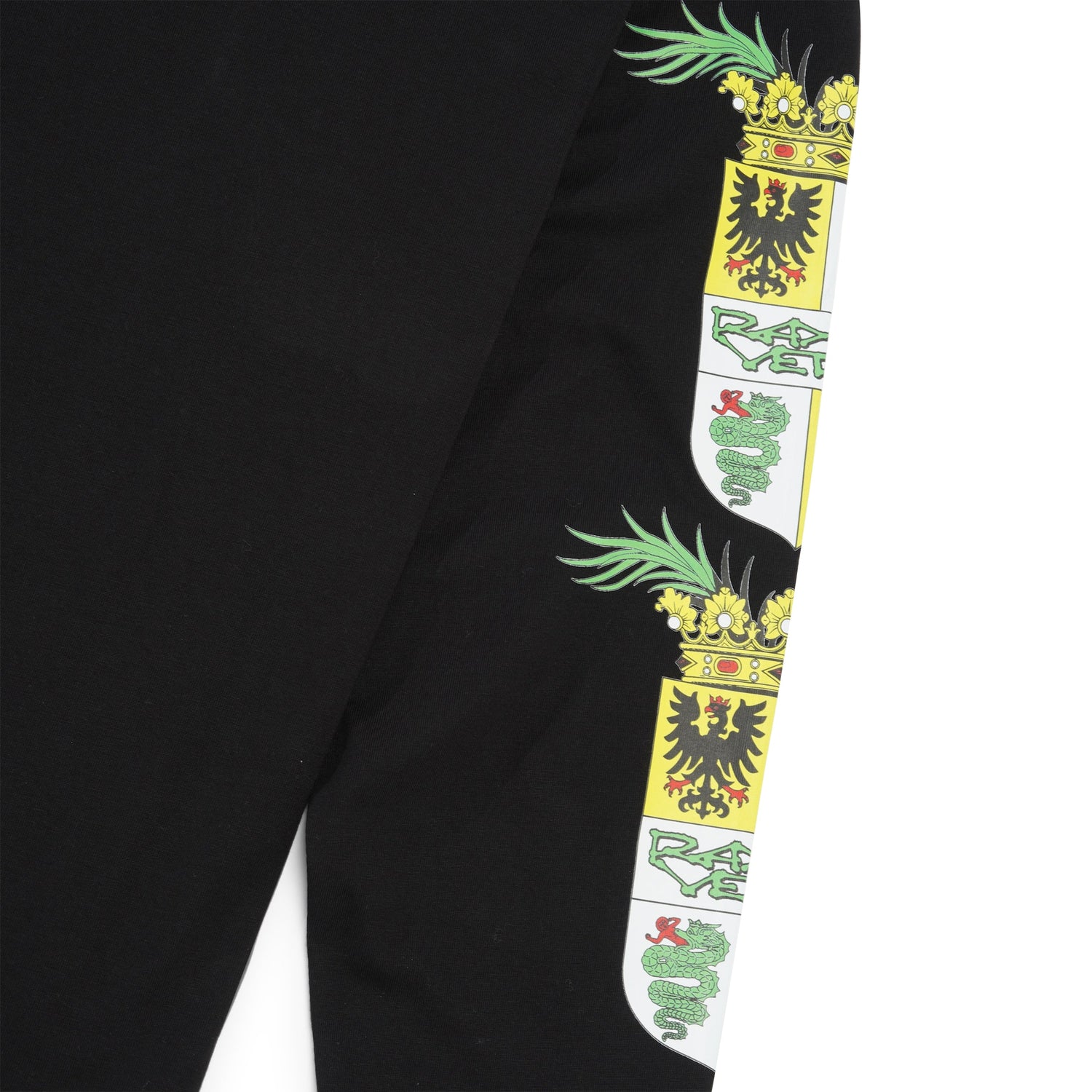 Rayon Vert Long Sleeve Tee, Golgotha Black
