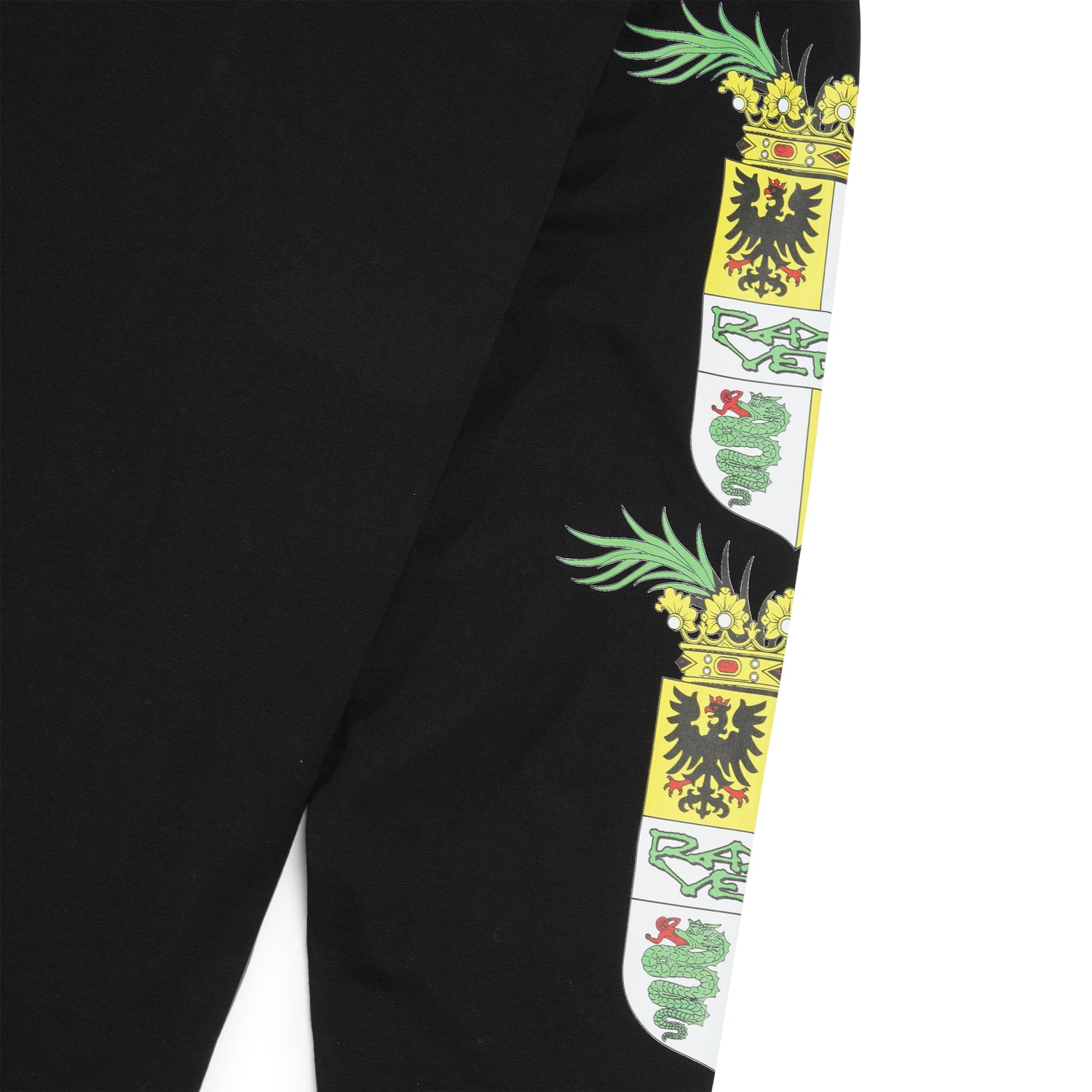 Rayon Vert Long Sleeve Tee, Golgotha Black