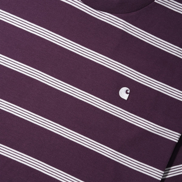 Carhartt WIP Glover Tee, Dark Plum