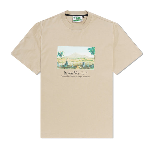 Rayon Vert Temple Tee, Sand