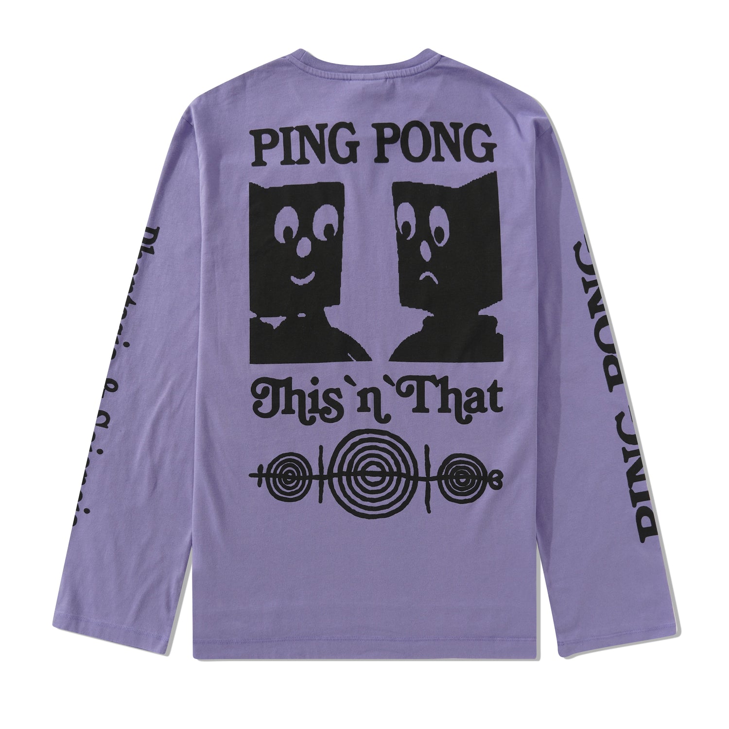 Ping Pong L/S Tee, Washed Out Violet