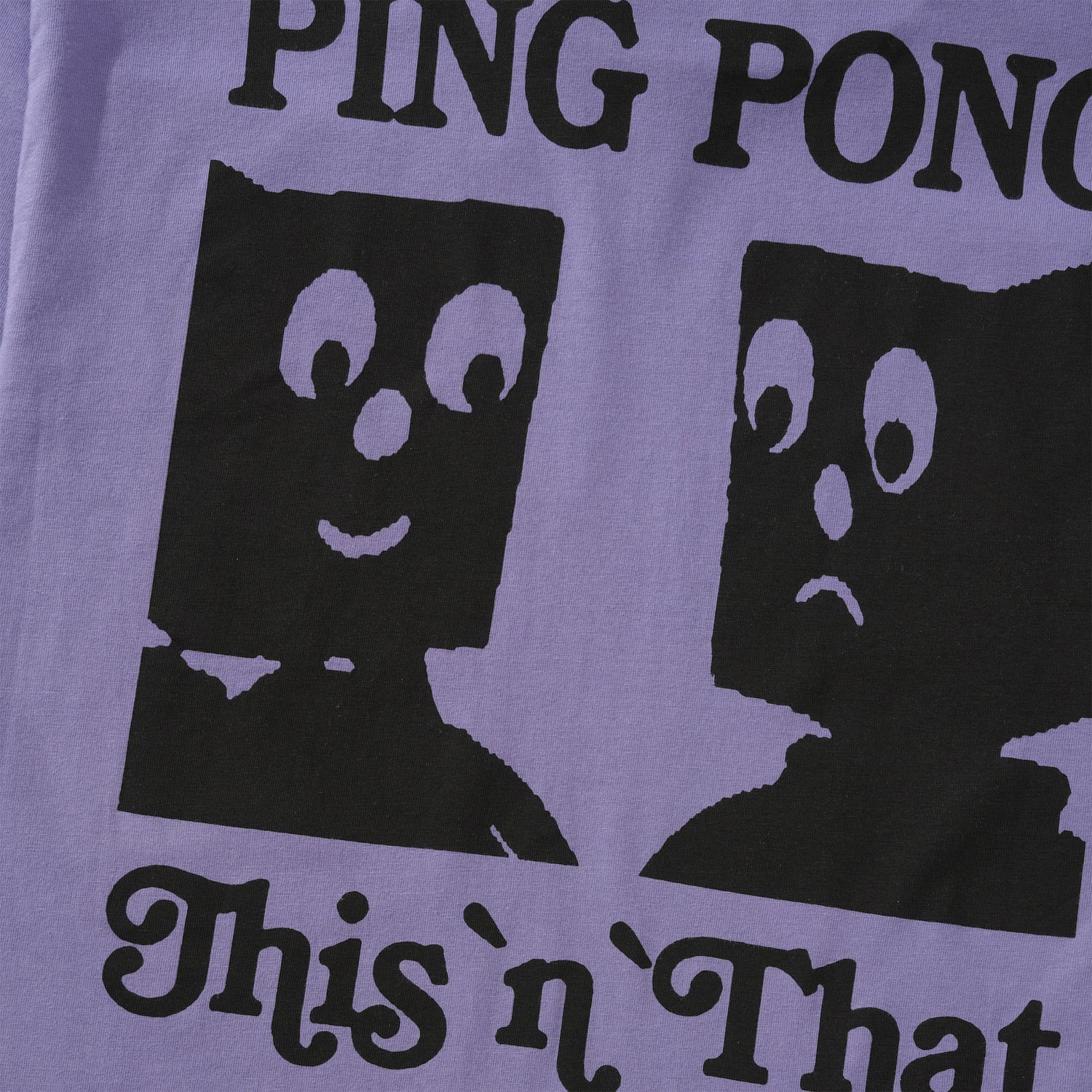 Ping Pong L/S Tee, Washed Out Violet