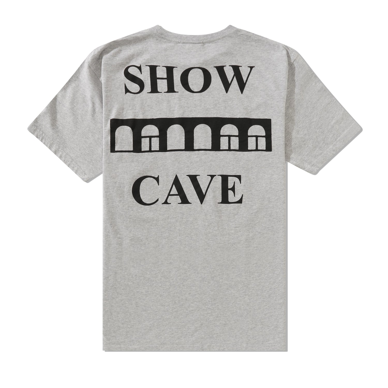 Showcave Tee, Heather Grey