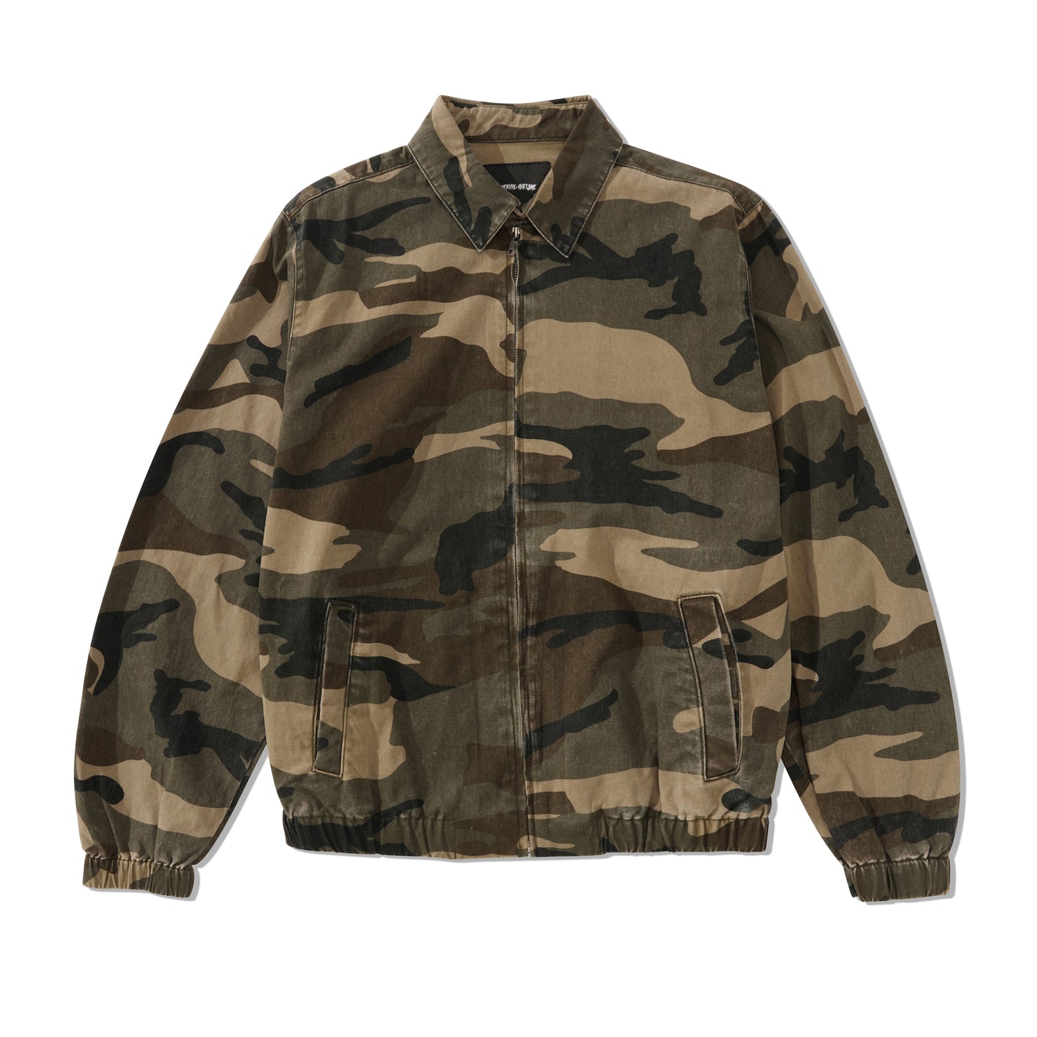 Washed Harrington Jacket, Camo