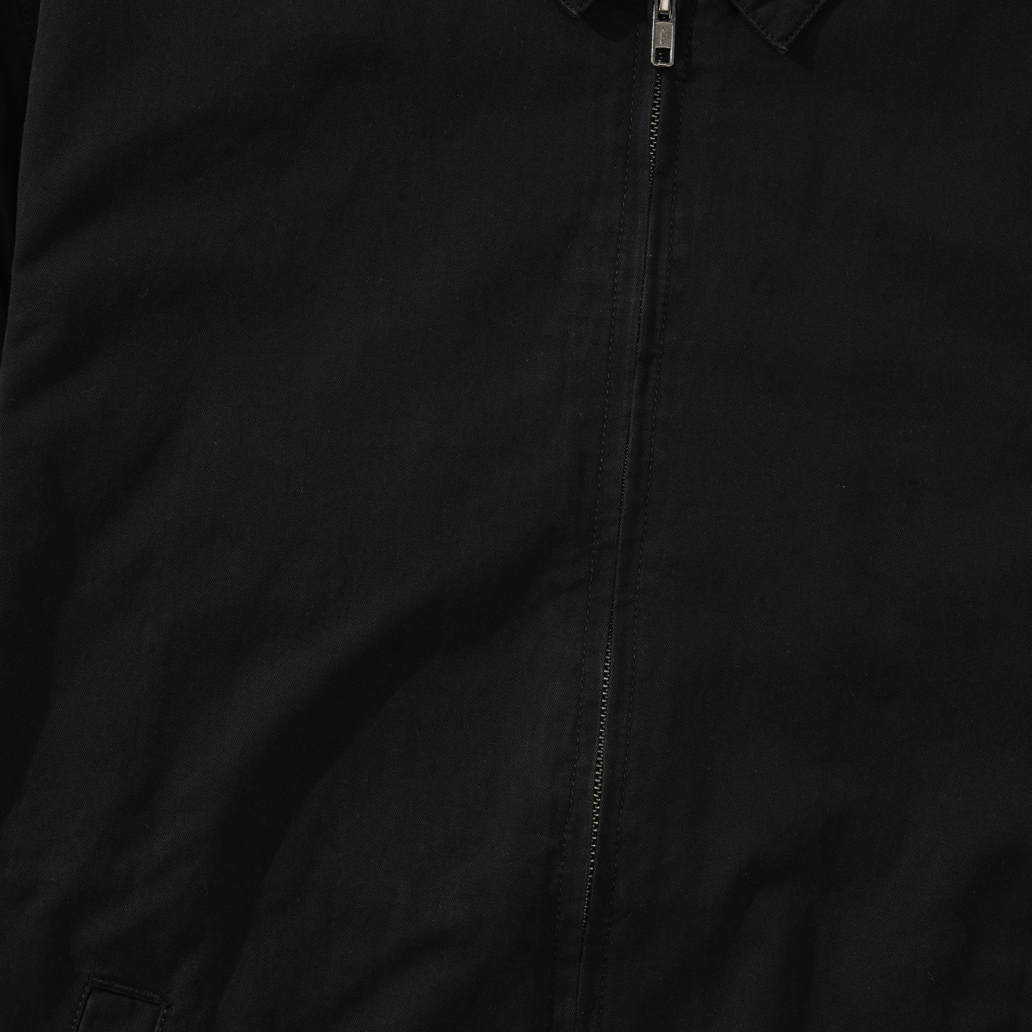 Washed Harrington Jacket, Black