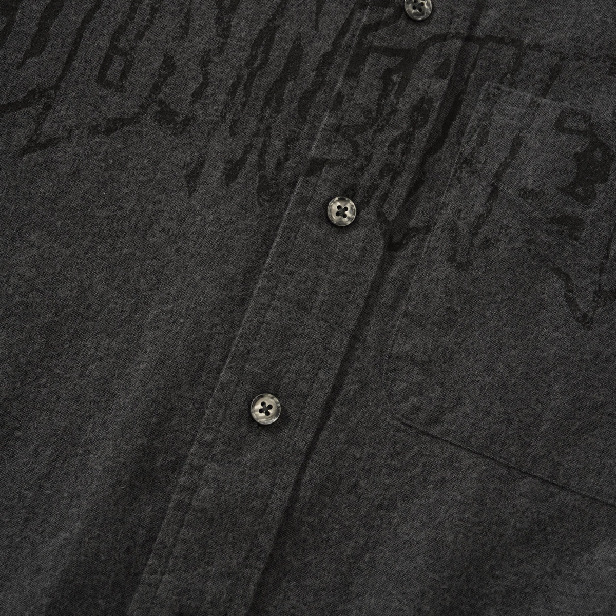 Stamp Logo Chambray Shirt, Grey