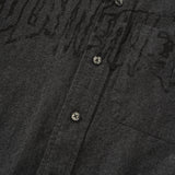 Stamp Logo Chambray Shirt, Grey