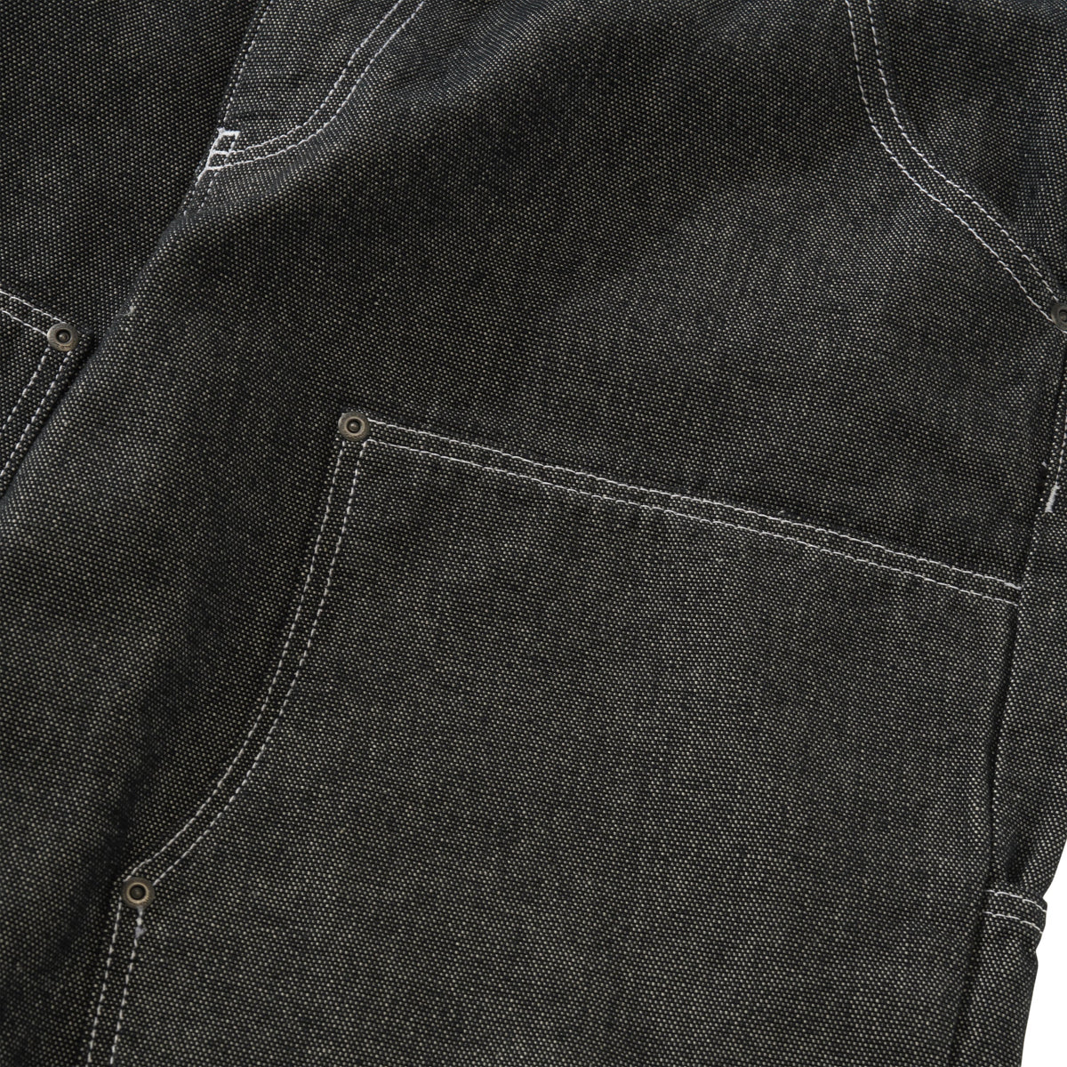Cotton Canvas Double Knee Pant, Salt Pepper