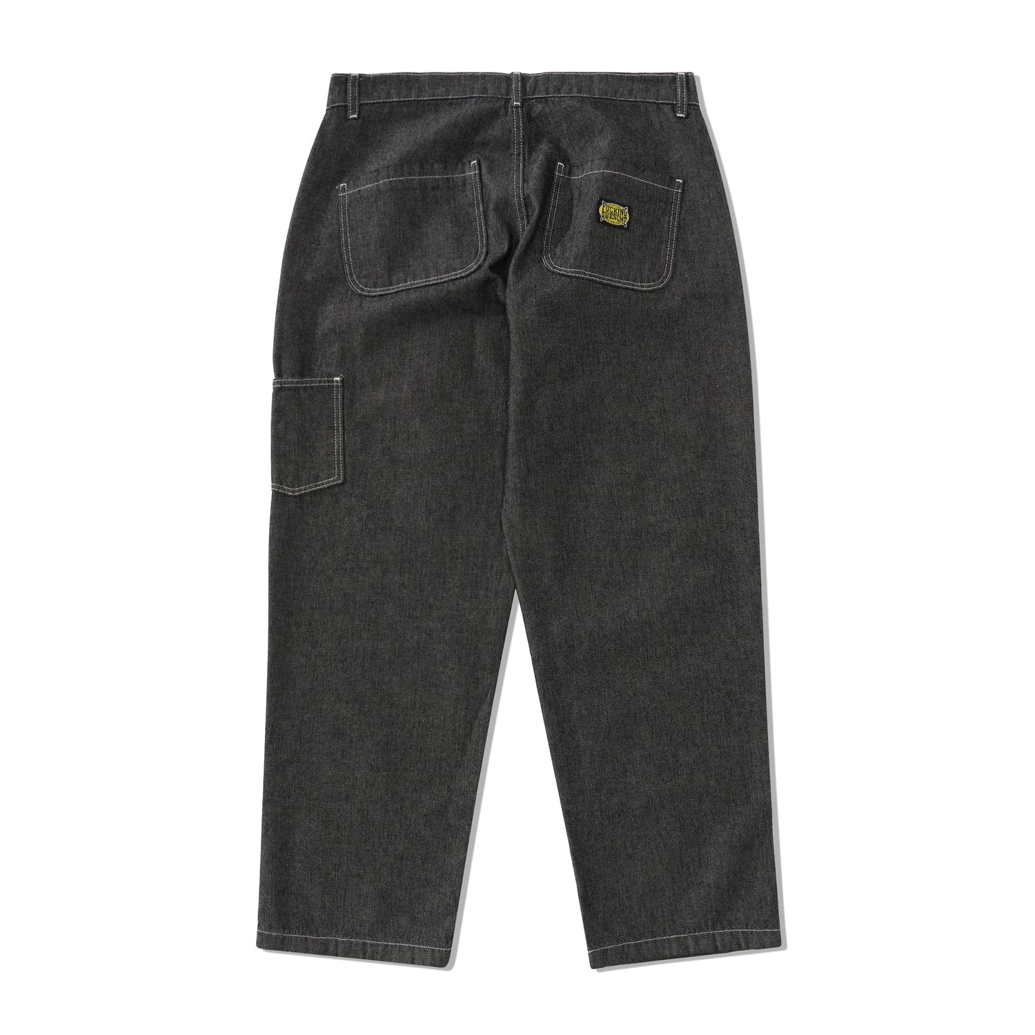 Cotton Canvas Double Knee Pant, Salt Pepper