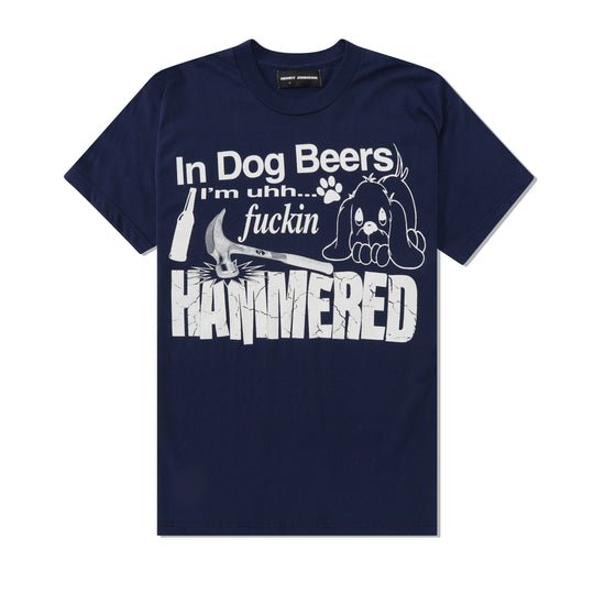Dog Beers Tee, Navy