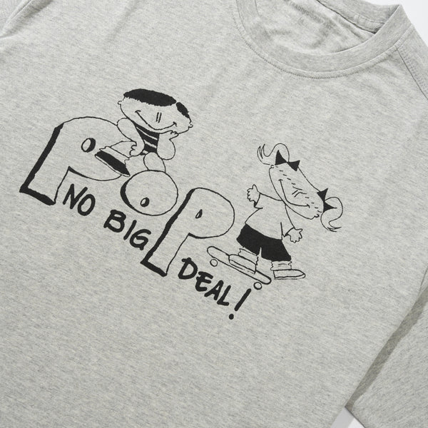 POP Trading Company No Deal Tee, Heather Grey