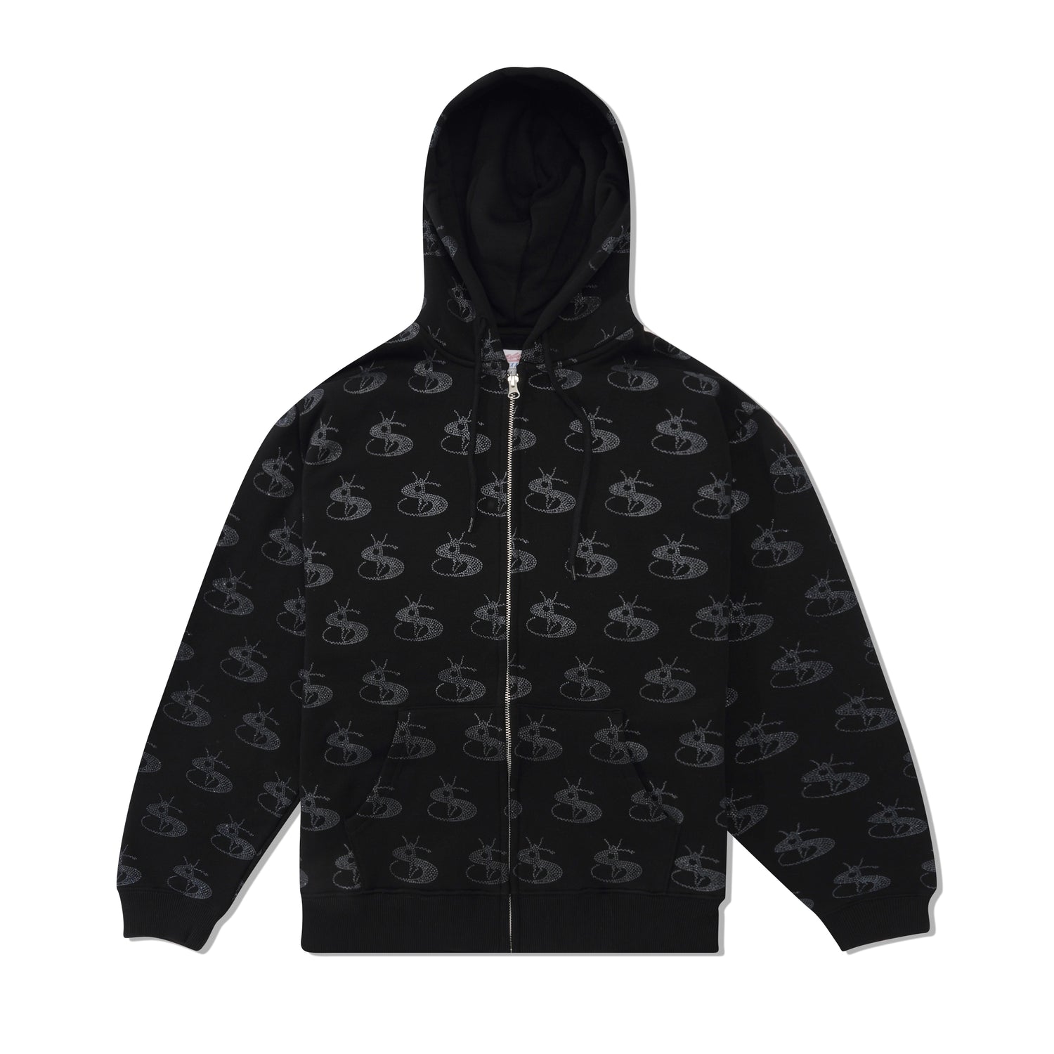 Bijou Pullover Hood, Black / Indigo