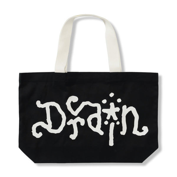 Commune Press Black Drain Tote by Joshua Gordon