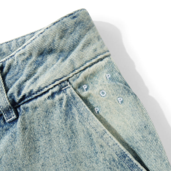 POP Trading Company Beattie Denim Jeans, Washed Denim