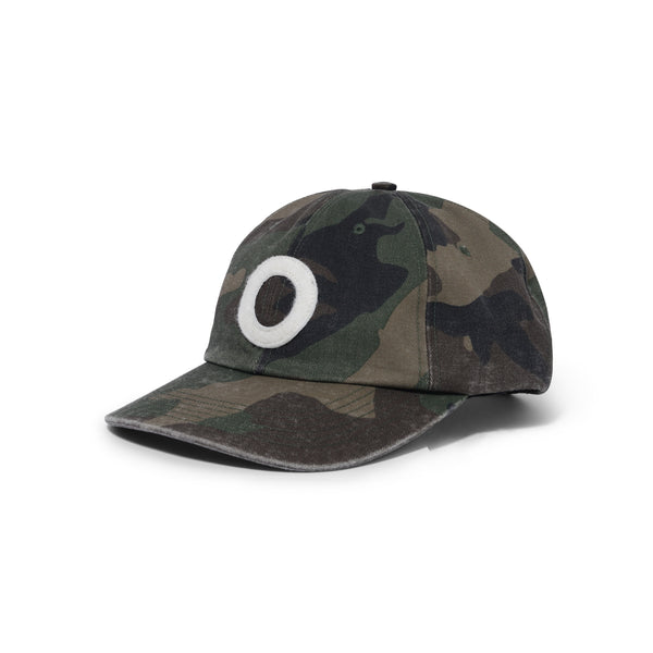 POP Trading Company O Six Panel Hat, Camo / Charcoal
