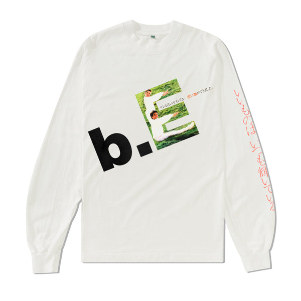 b.Eautiful Bleach L/S Tee, White