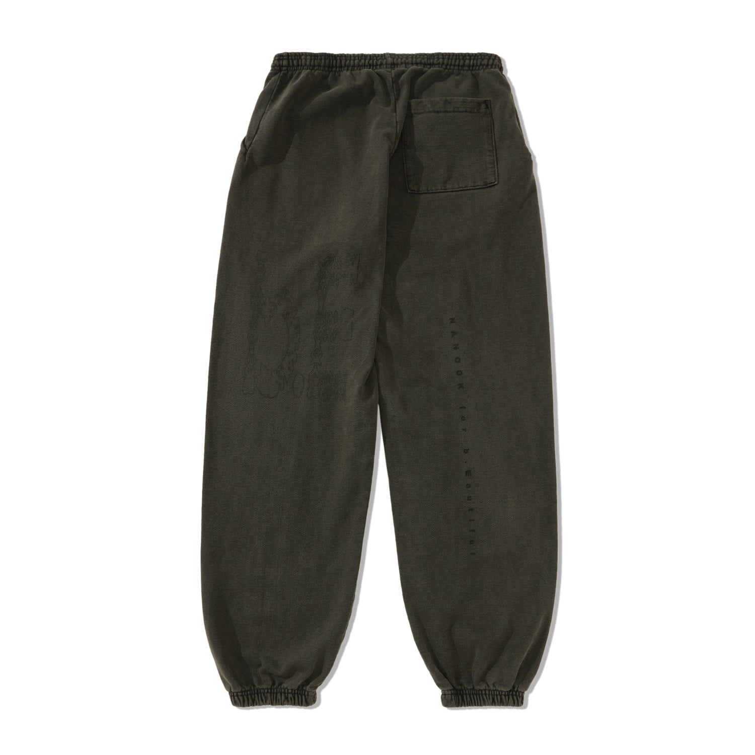 b.Eautiful x NANOOK Bigfoot Sweatpants, Vintage Black