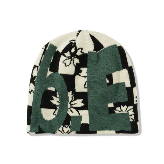 Sakura Checker Beanie, Black