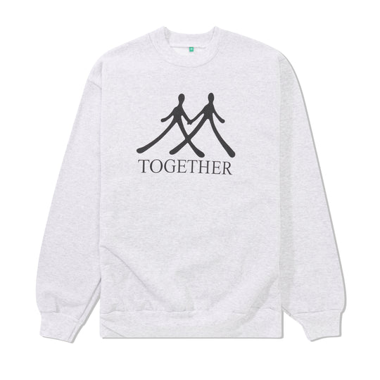 Together Crewneck, Heather Grey