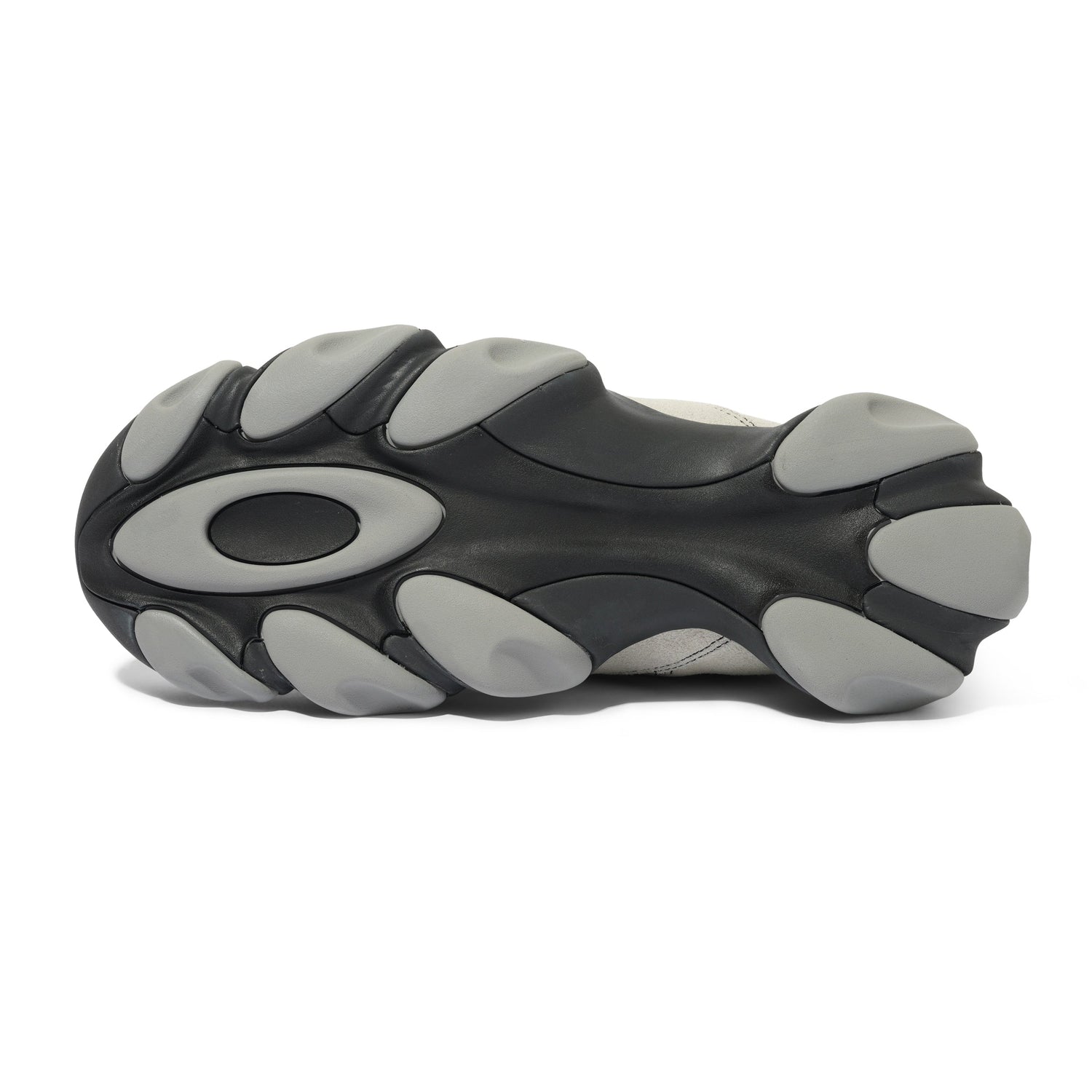 Suede Flesh Sandal, White Birch
