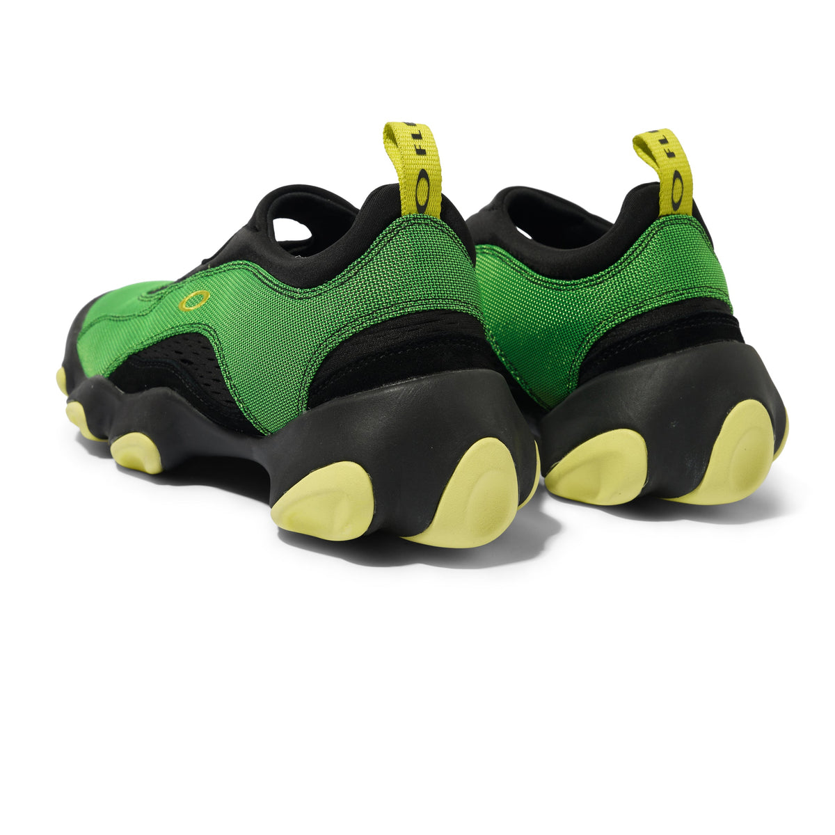 Flesh Sandal, Green / Lemon