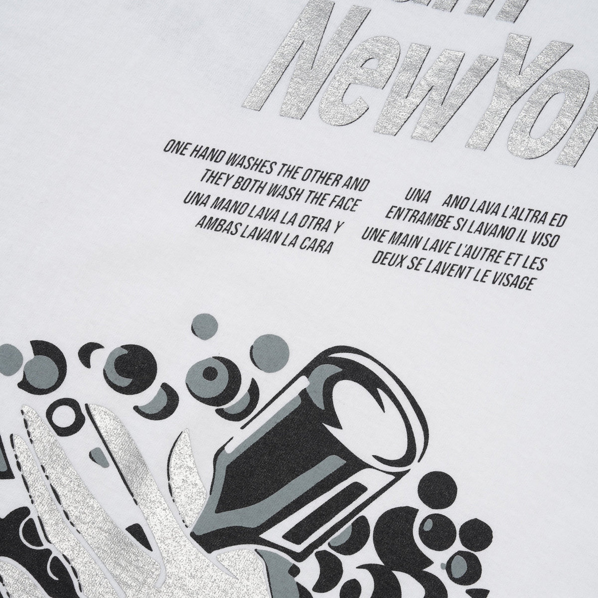 Glove Tee, White