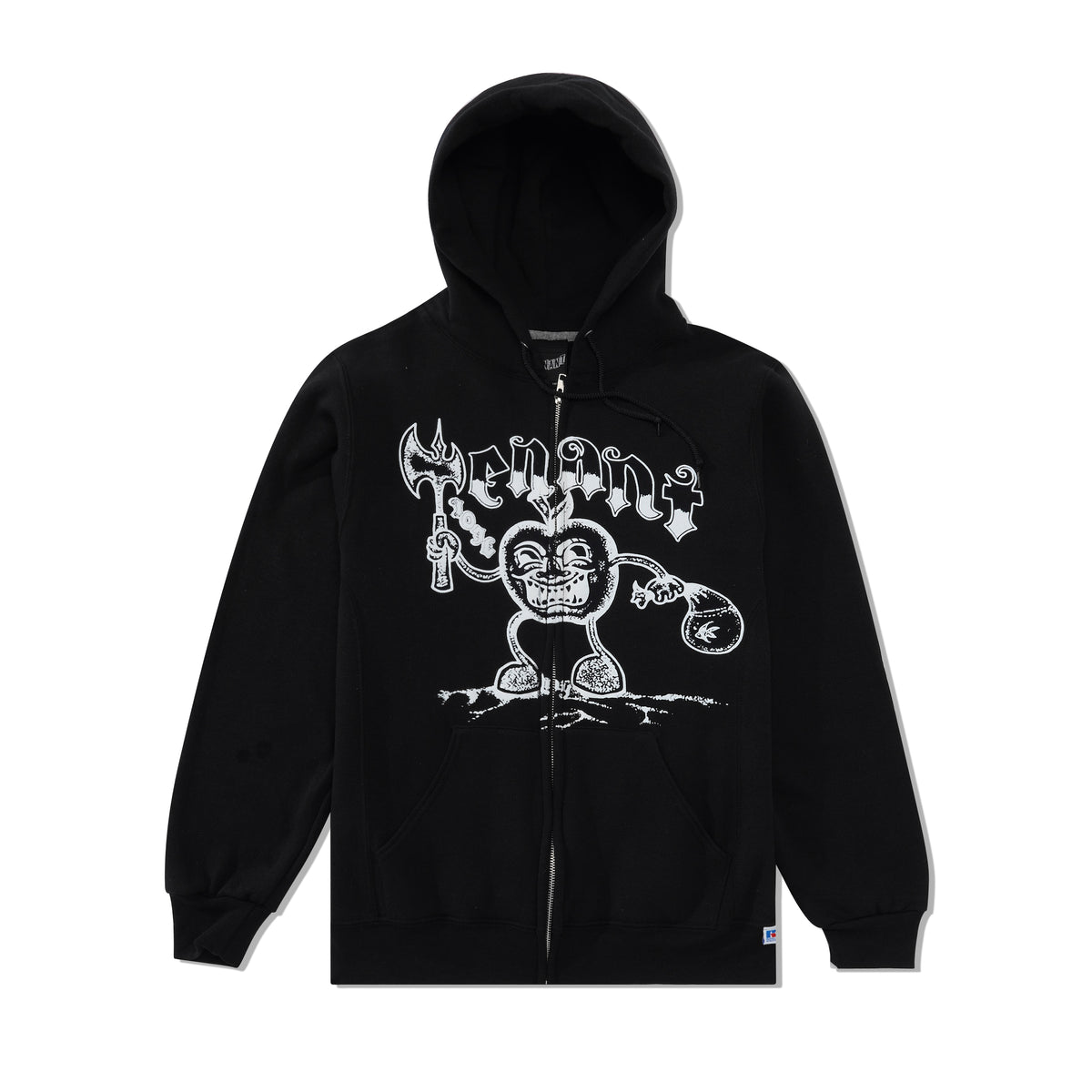 Lottie Zip Up Hood, Black