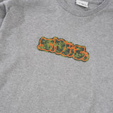 Camo Logo L/S Tee, Heather Grey