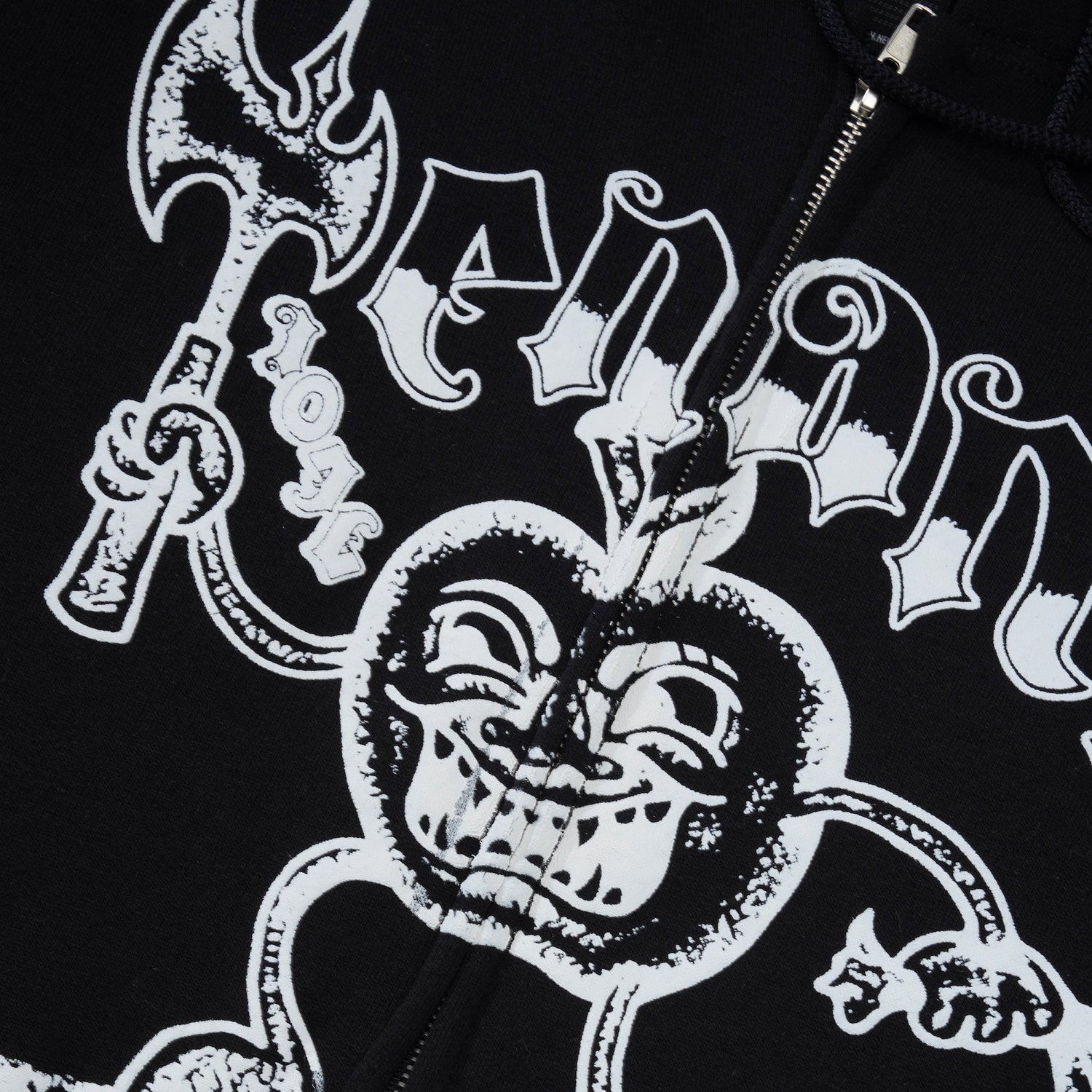 Lottie Zip Up Hood, Black