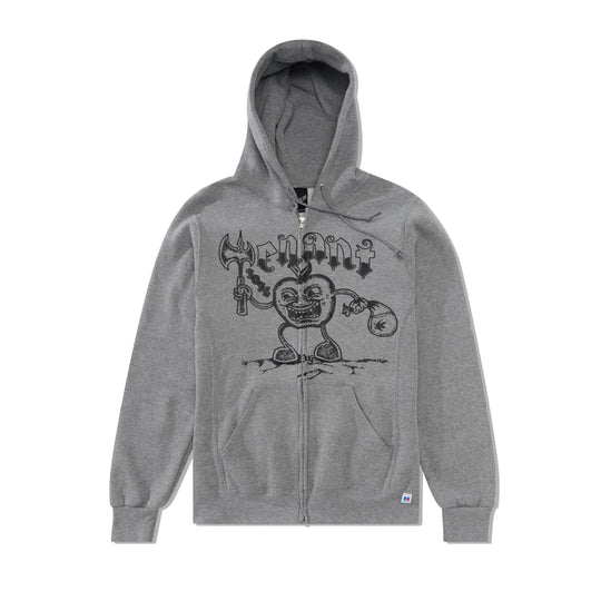 Lottie Zip Up Hood, Oxford Grey