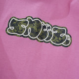 Camo Logo Tee, Pink