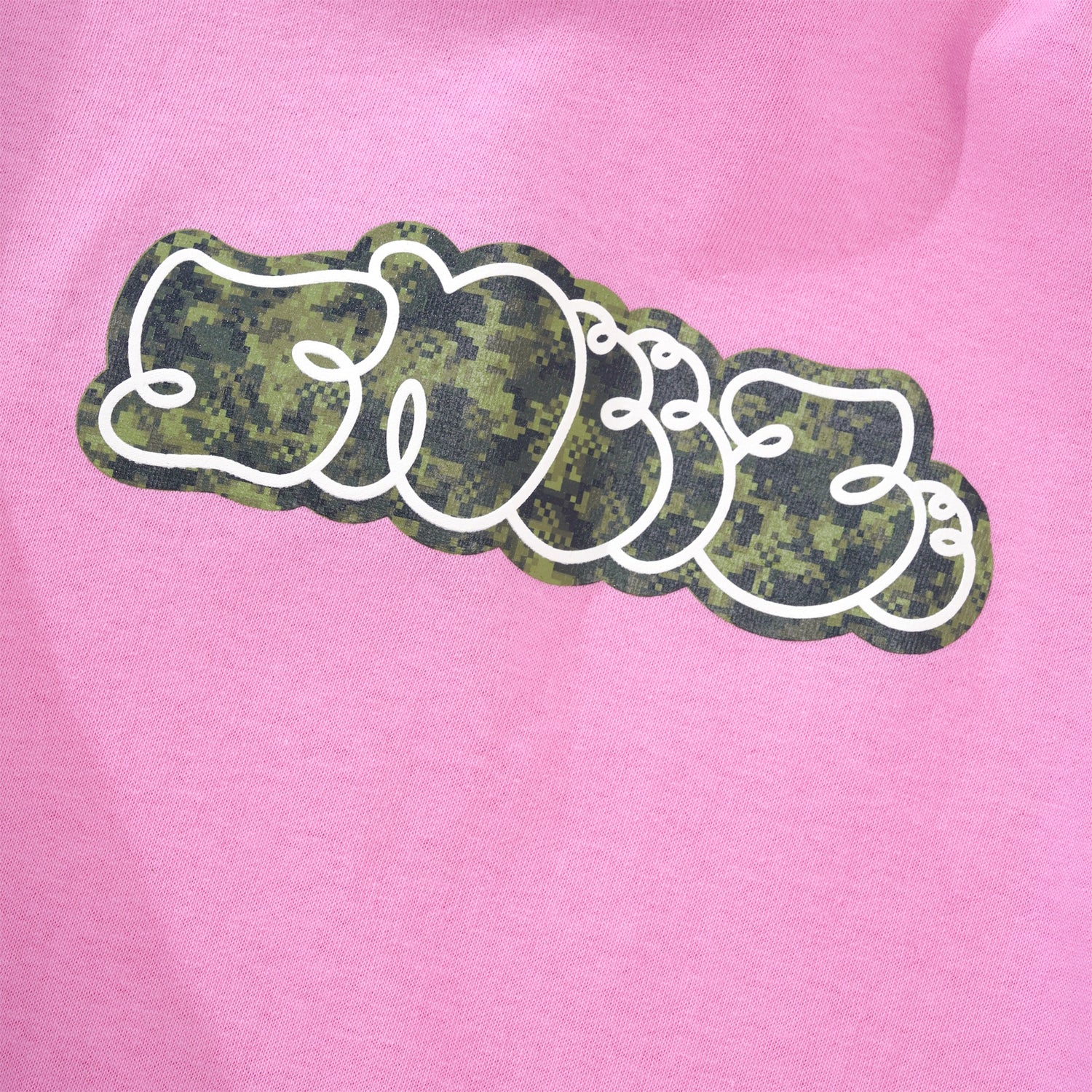 Camo Logo Tee, Pink