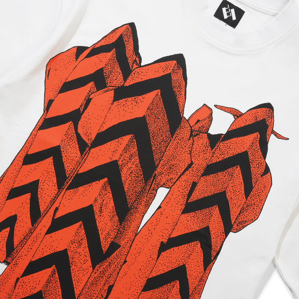 The Trilogy Tapes TTT Chevron Brethren Tee, White