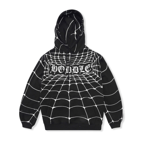 Hoddle Web Pullover Hood, Black