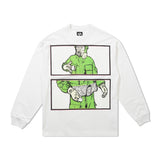 TTT Gas Mask Instruction L/S Tee, White