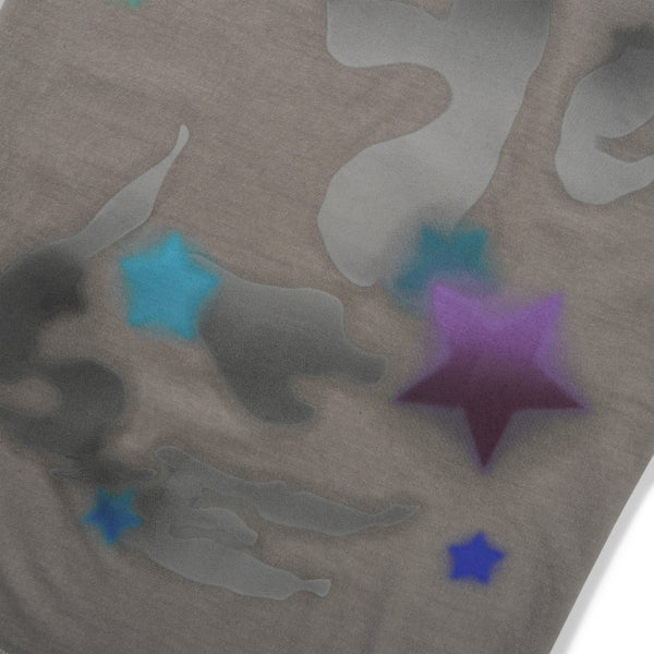 b.Eautiful Airbrush Tee, Dark Silver