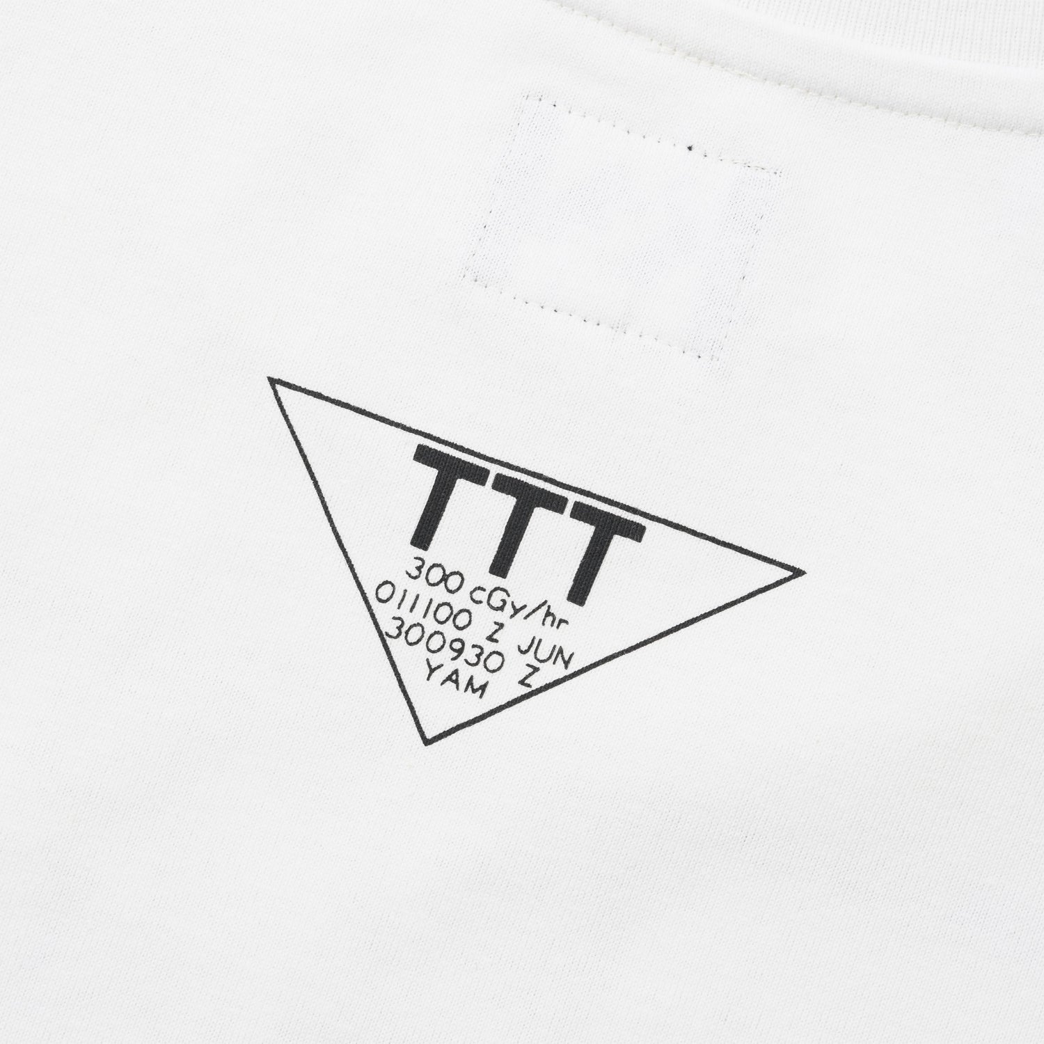 TTT Gas Mask Instruction L/S Tee, White