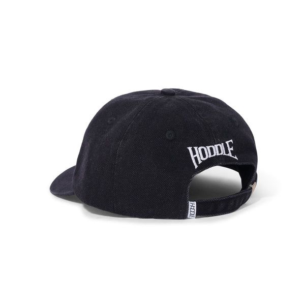 Hoddle Rose Cap, Black Denim
