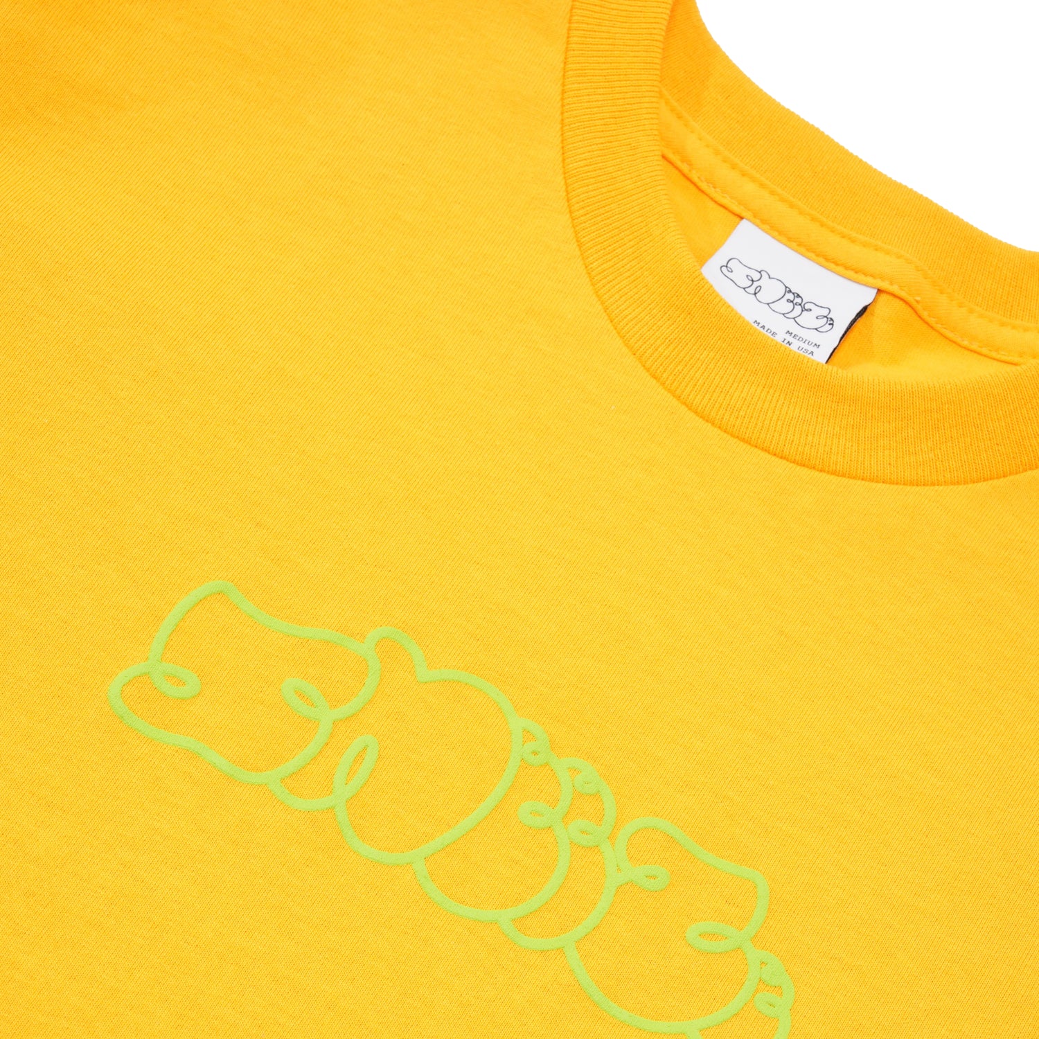 Sneeze Logo Tee, Gold