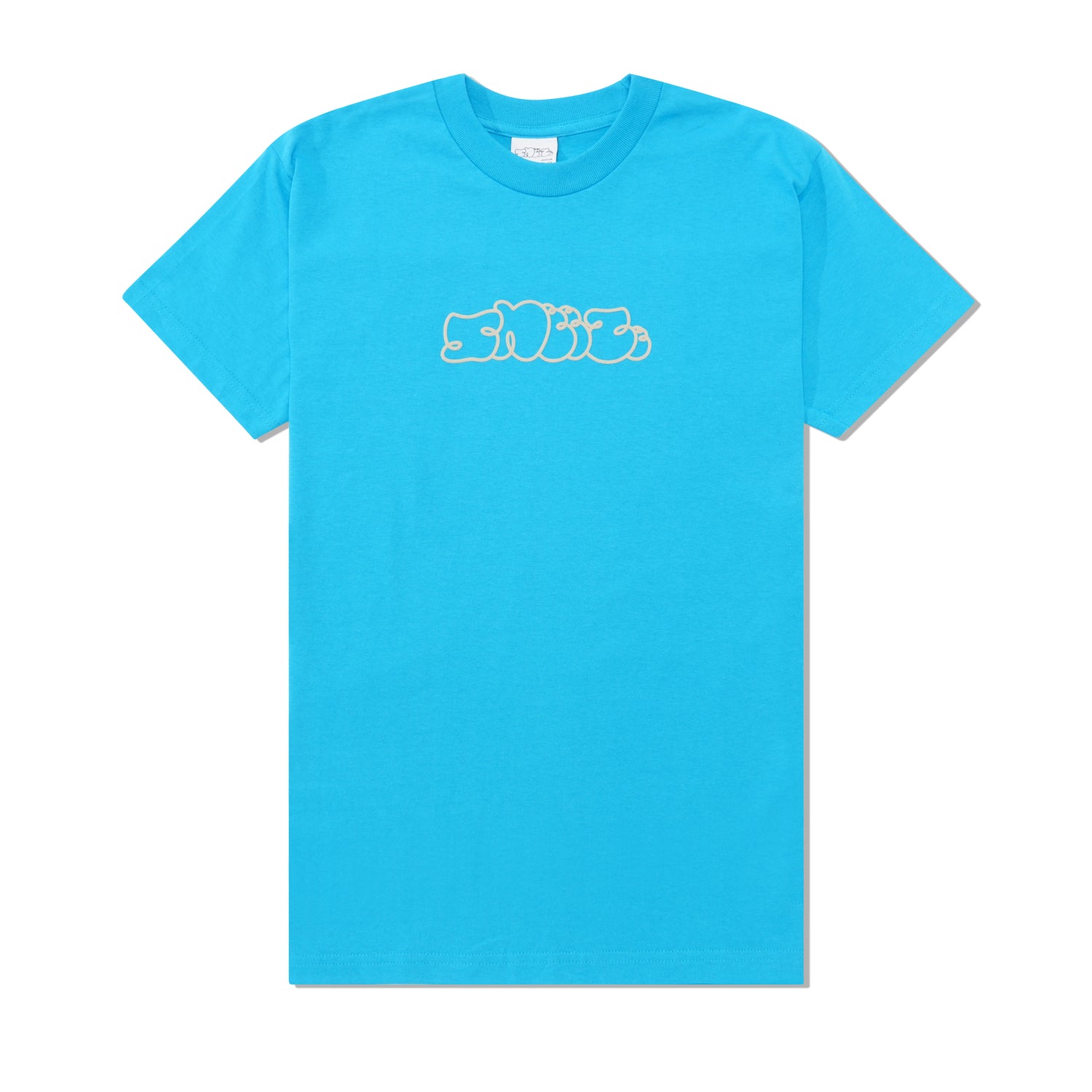 Sneeze Logo Tee, Pool Blue